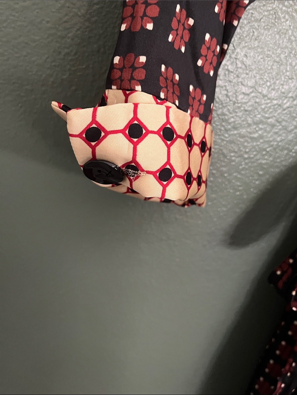 Printed Wrap Dress - Picture 6 of 6